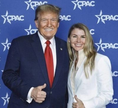 Donald Trump and Amanda McKinney.