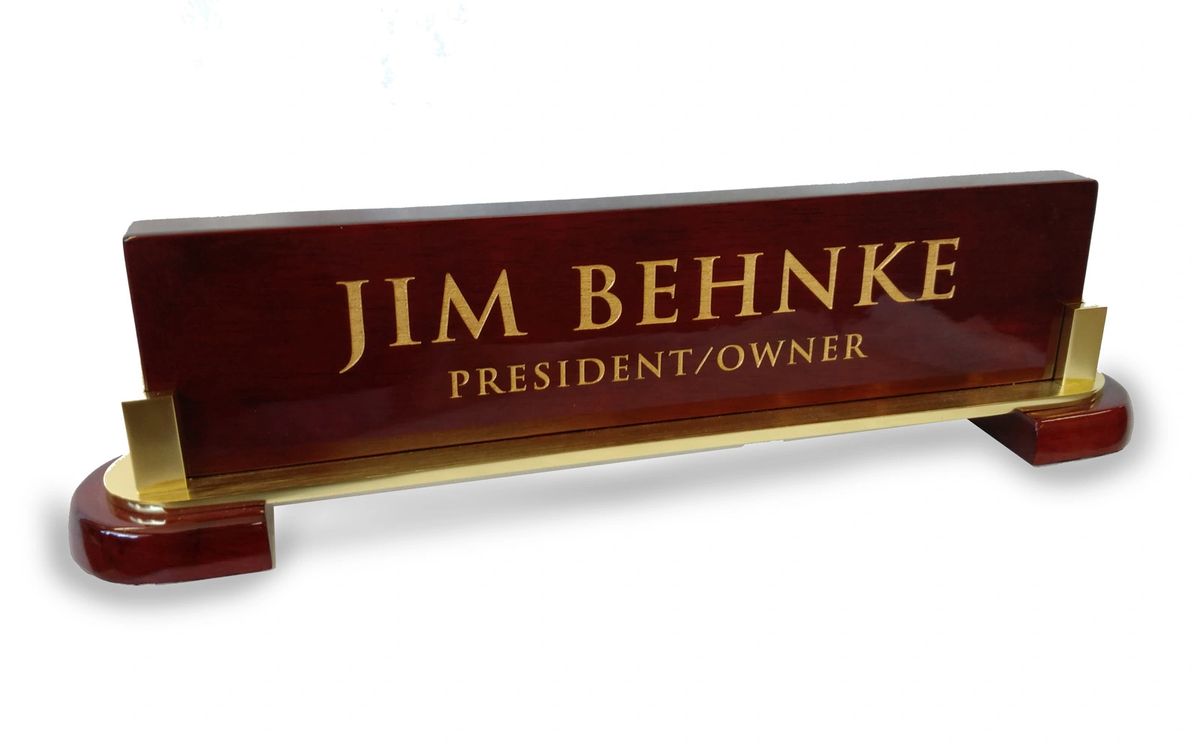 Rosewood Nameplate (PNA310) by