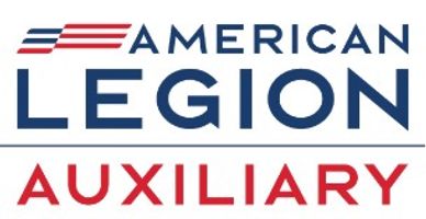 American Legion Auxiliary logo with red and blue text.