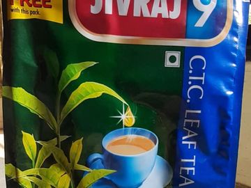 1Kg Jivraj 9 CTC Leaf Tea | 100% Pure Assam Tea 2 Units of Colgate Maxfresh Toothpaste Free
