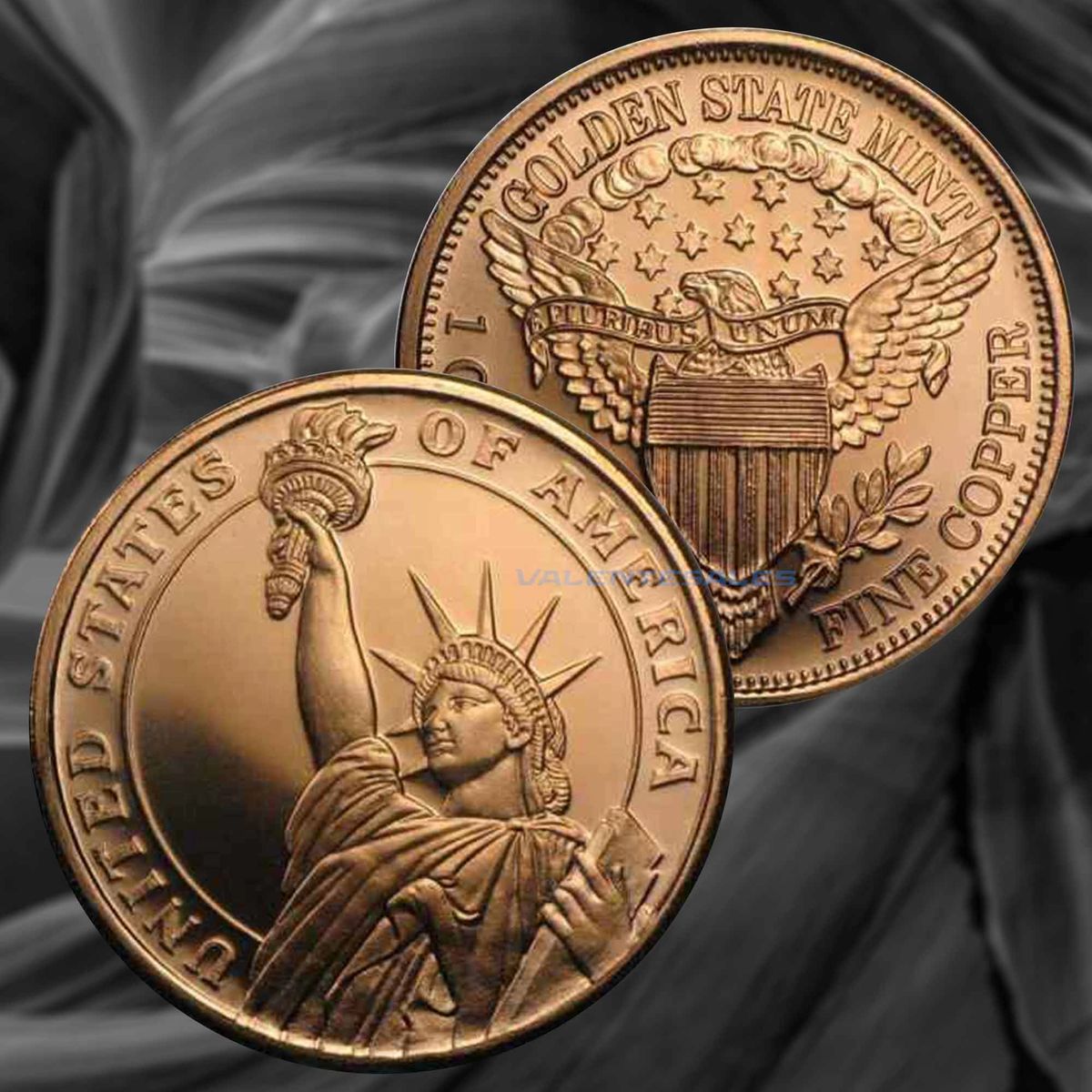 1 oz .999 Copper Statue of Liberty
