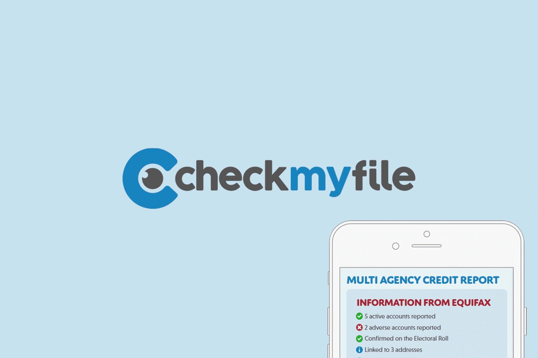 Check my file the UKs only multi agency report. Free trial from Chesterfield Mortgages