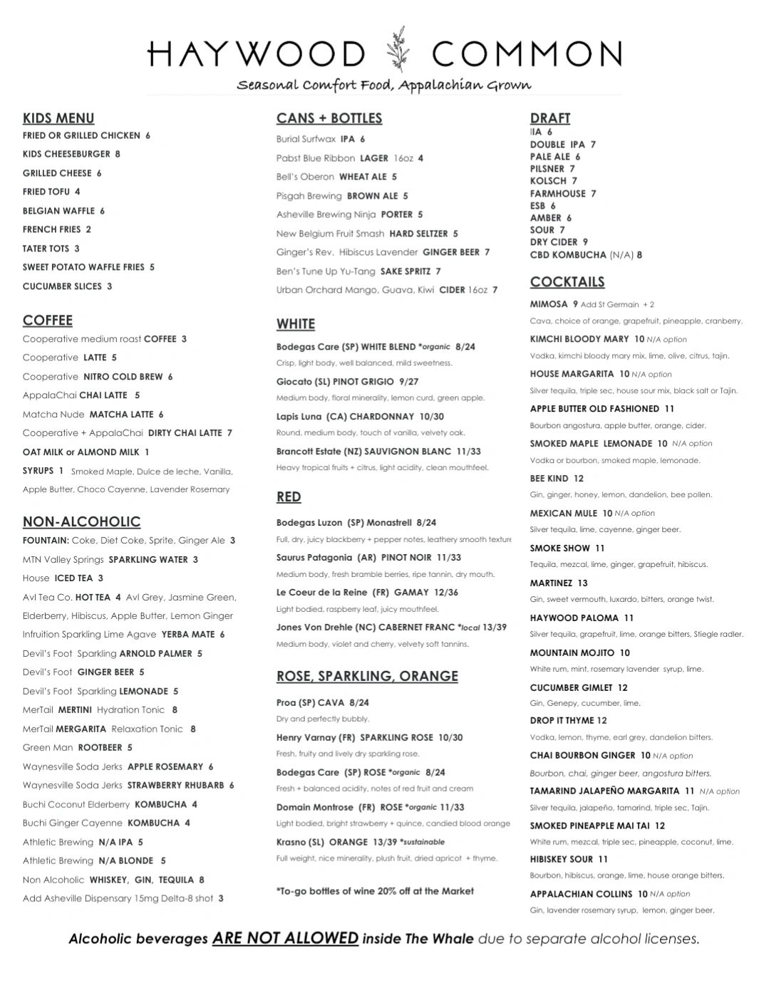 View Menus