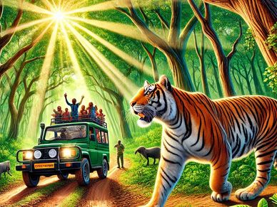 Bandhavgarh National Park Safari in a Jeep