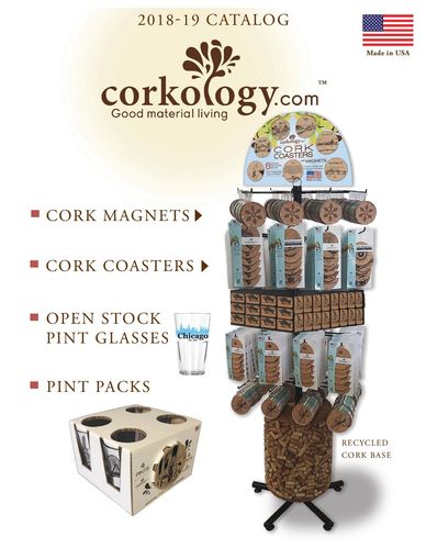 Corkology Chicago Cork Coaster Set