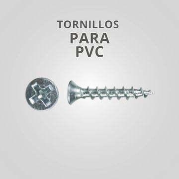 Tornillos para PVC