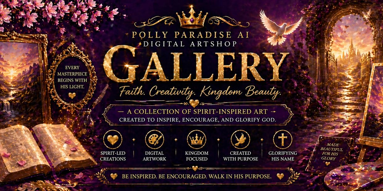 Digital art gallery celebrating faith, creativity, and kingdom beauty inspired by God.