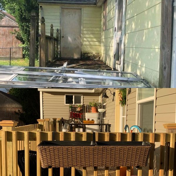 Siding replacement
Deck replacement