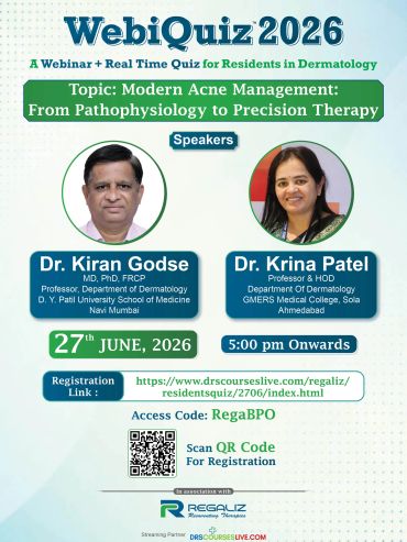 WebiQuiz 2026 on Modern Acne Management for dermatology residents.