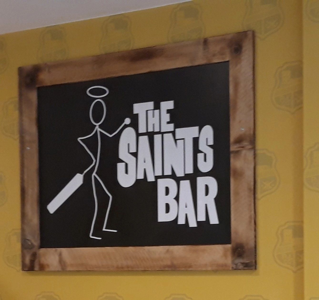 Saints Bar open 2-6pm today!