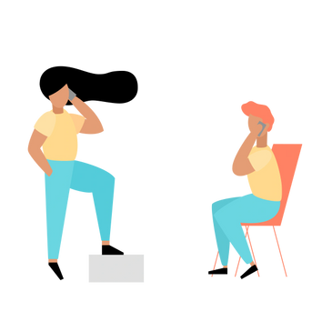 Step 2: Intake call for free ESL classes for new American and immigrants to learn English.