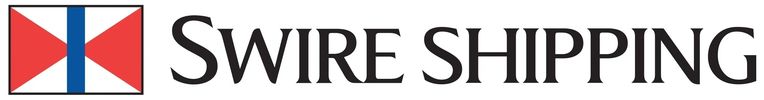 Swire Shipping logo with red, white, and blue flag and black text.