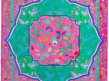 Vibrant,whimsical & full of charm, the Enchanted Mat brings a storybook garden to life on your table