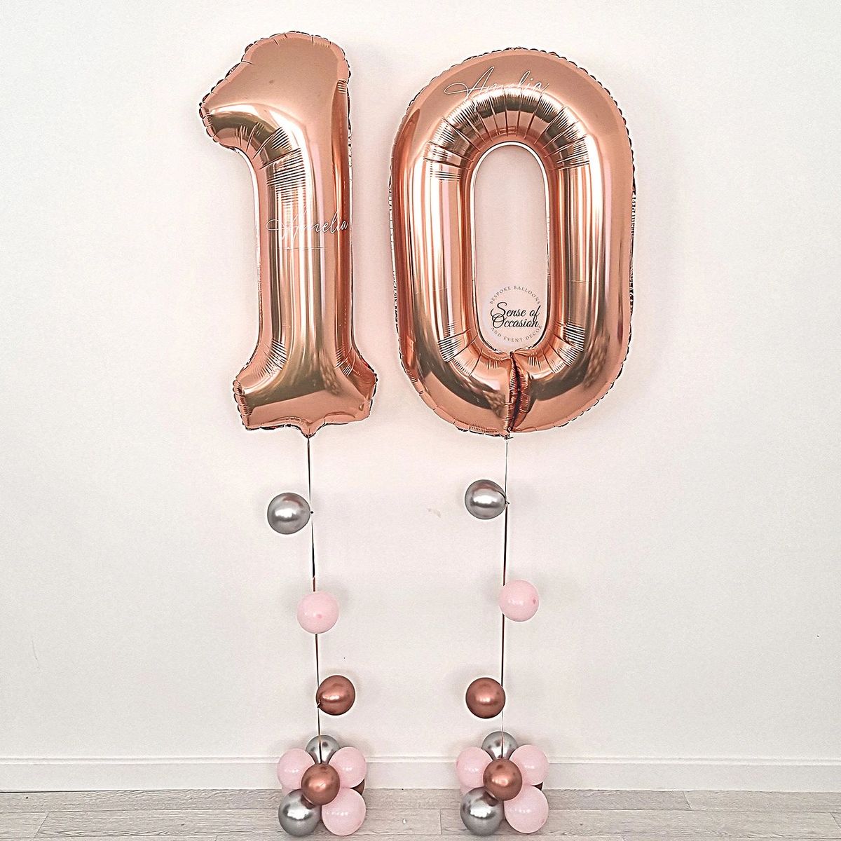Personalised Helium Number balloon Available in 12 Colours