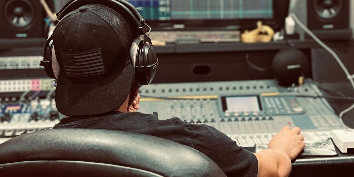 Brian Martinez Music Producer Making edits in his DAW of choice ProTools
