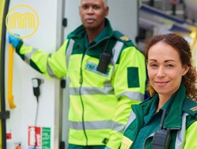 Photograph of an Ambulance Crew.