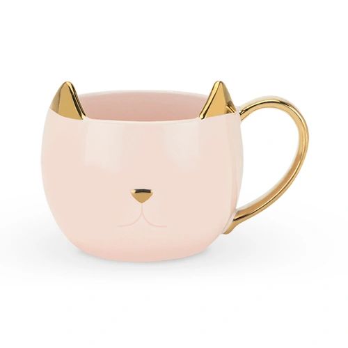 Chloe Pink Cat Mug