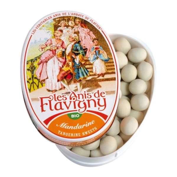 Les Anis de Flavigny Organic Tangerine Candy