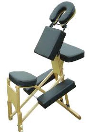 wooden massage chair