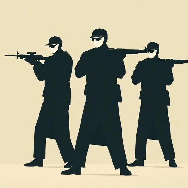Three gunmen.