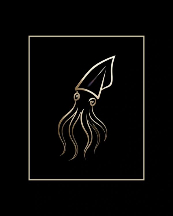 Gold squid