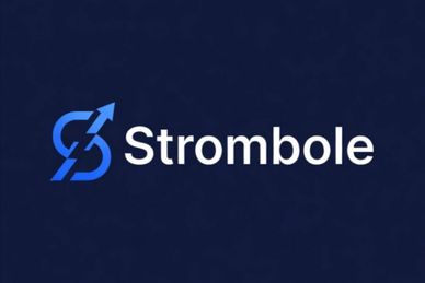 Strombole.com dark blue logo