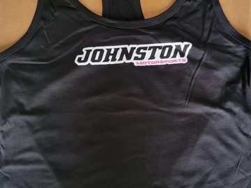Women's  tank with pink writing