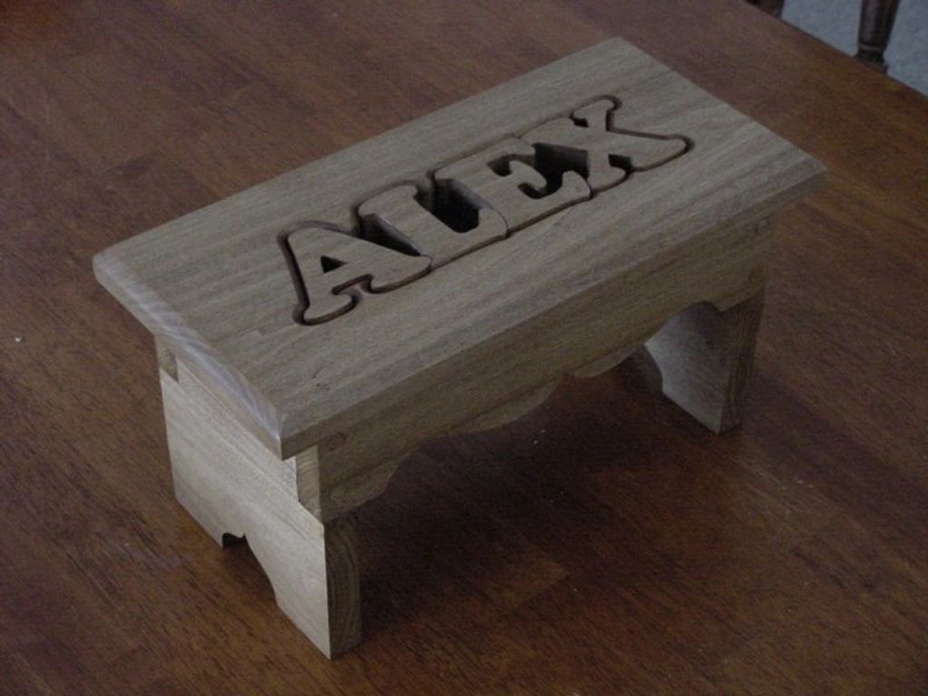 Personalized Foot Stool