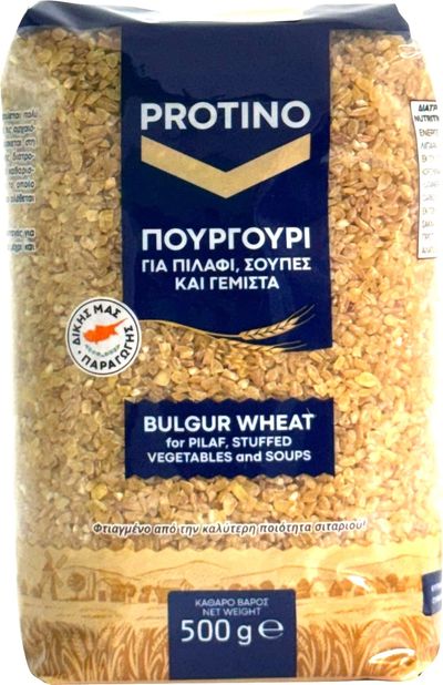PROTINO Bulgur Wheat for Pilaf, Stuffed Vegetables and Soups 500g