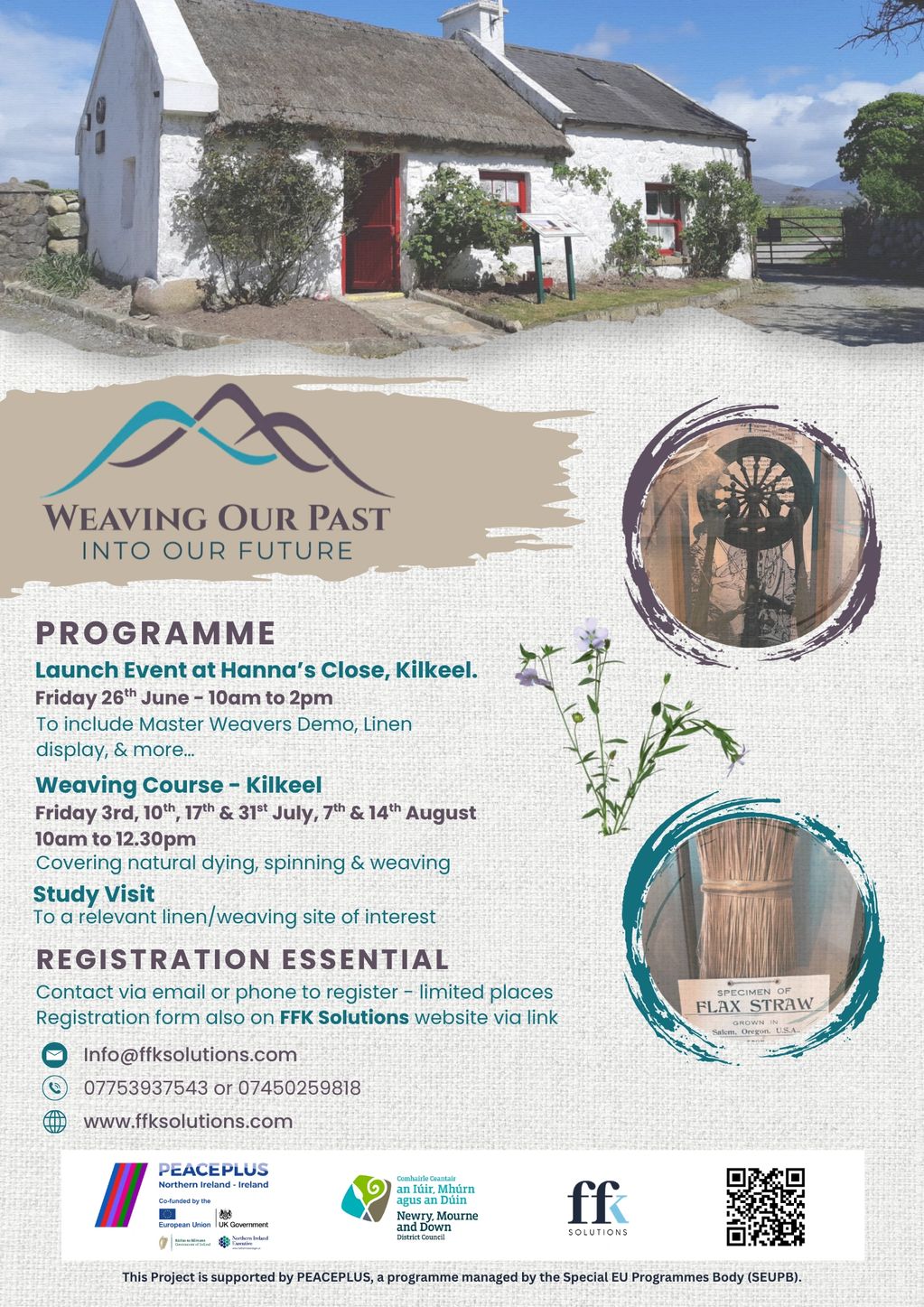 Weaving Our Past Into Our Future Programme Leaflet 