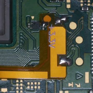 Picofly FPC installed on a Switch Lite