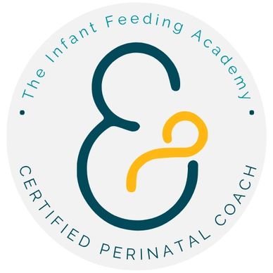 Logo of The Infant Feeding Academy, Certified Perinatal Coach.