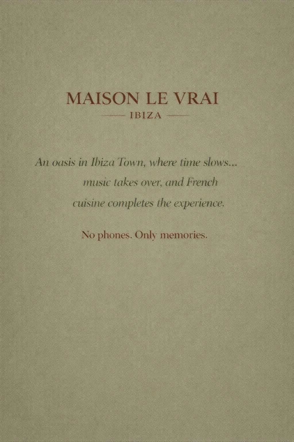 Maison Le Vrai