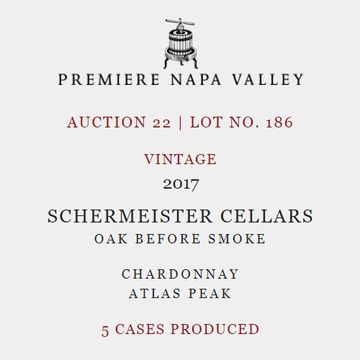 2017 Premiere Napa Valley Schermeister Chardonnay