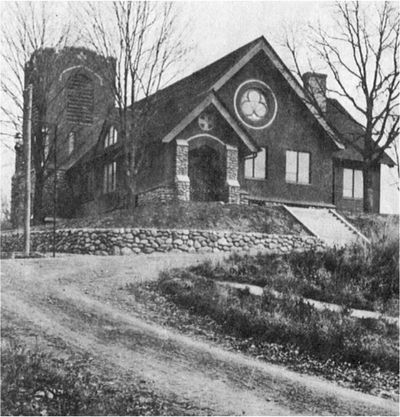 Congregational Church of Christ corner of Rice Street and Broadway Ave built 1881