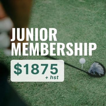 Junior membership for $1875 plus HST.