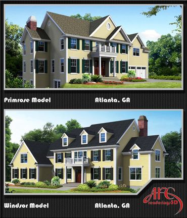 3D Exterior Renderings of Production Style homes. 3D Rendering Company, https://arcrenderings3d.com/