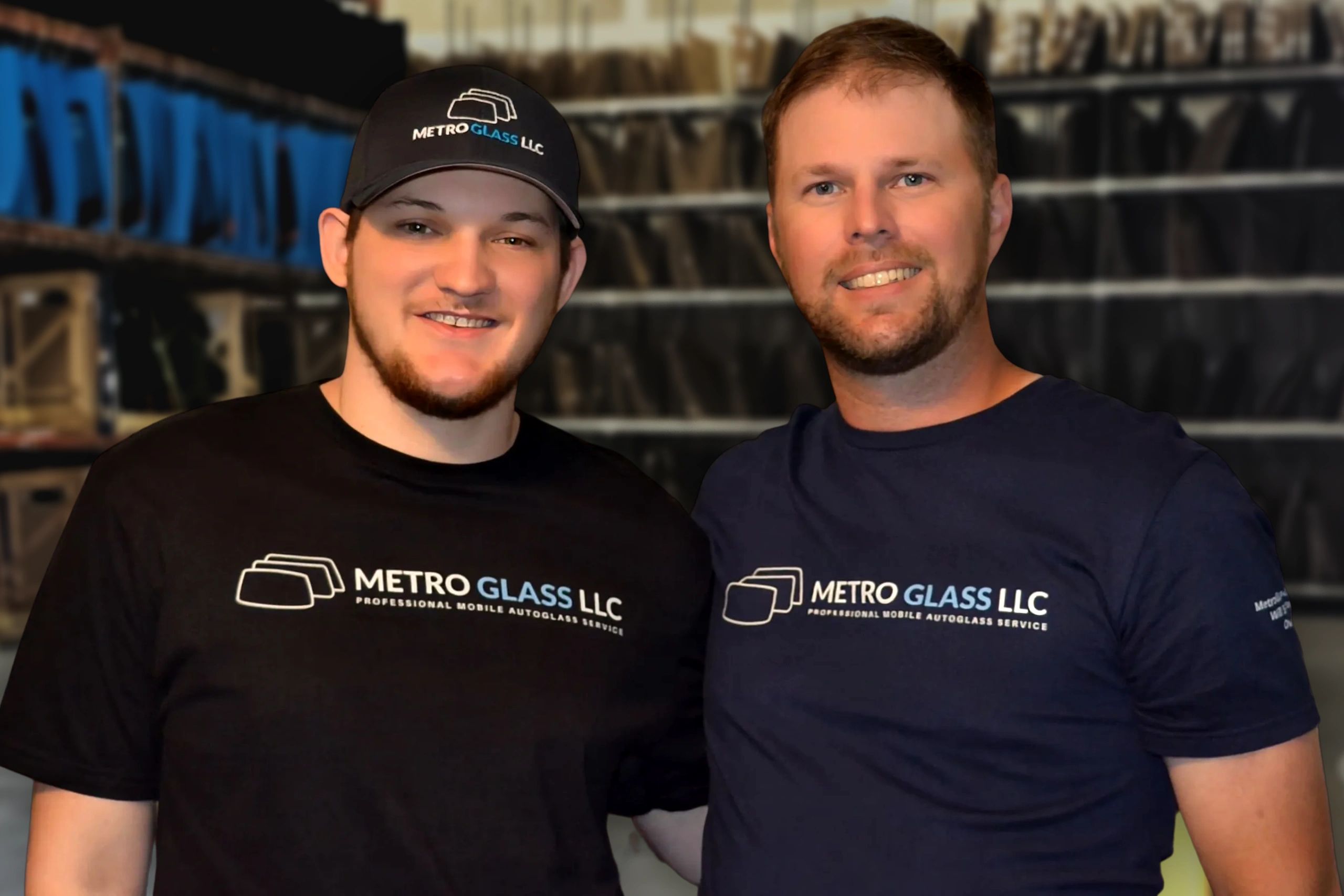Owner Will B. and Cecil T. of Metro Glass LLC of Ridgeland, MS Auto Glass Shop