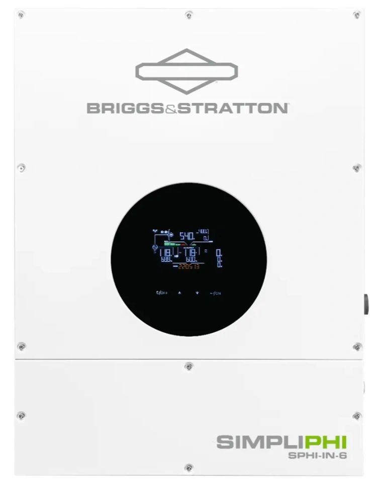 SimpliPhi ESS 6 kW Hybrid Inverter, with Dual MPPT inputs, IP65 Outdoor  Rated, with AGS - SPHI-IN-6