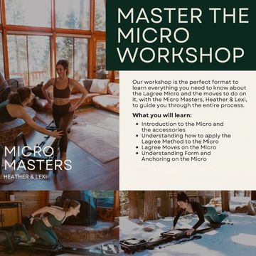 Master the Lagree Micro workshop 