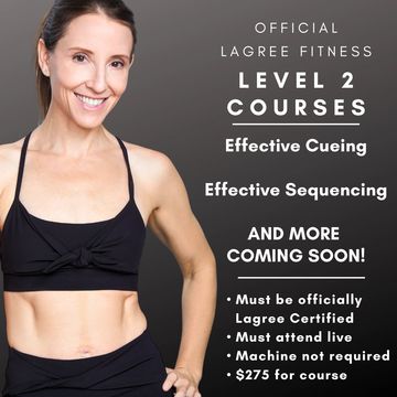 Lagree Level 2 Courses with Lagree Senior Master Trainer Heather Perren