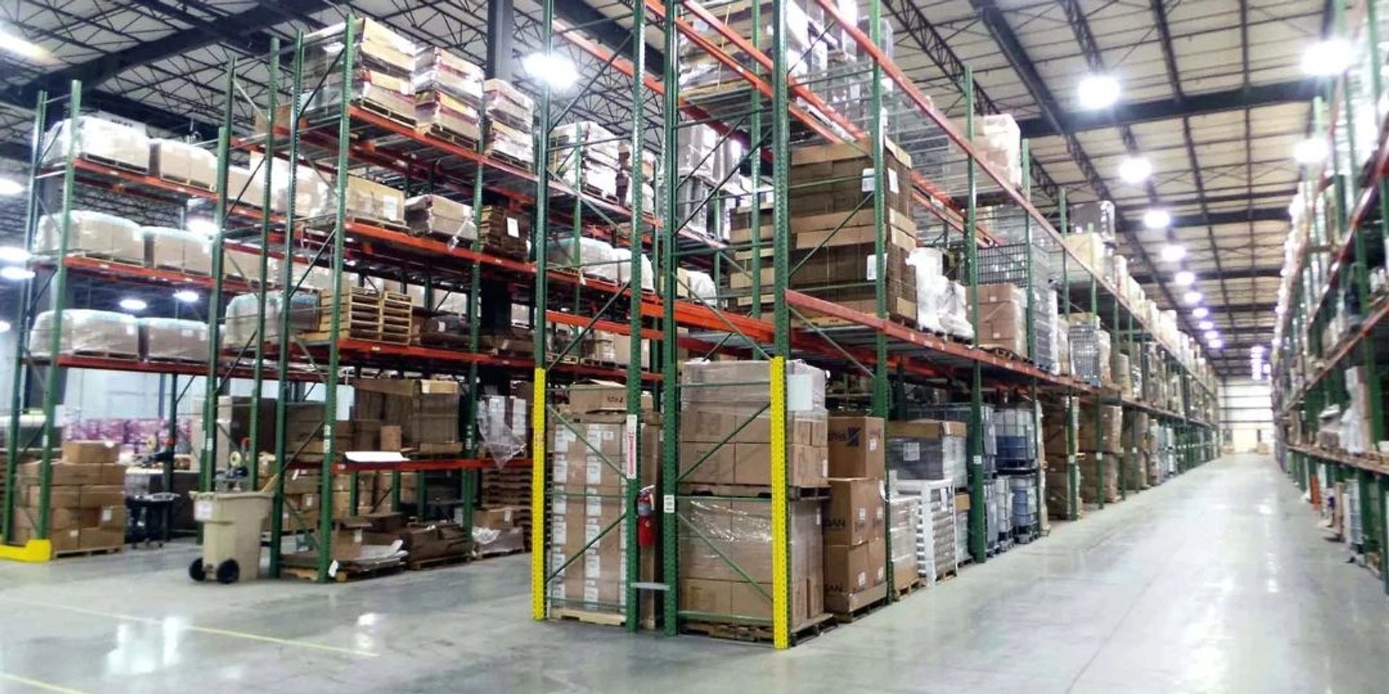 Premier Liquidation LLC's large supply of liquidation goods, including scratch and dent appliances. 