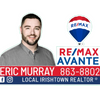 Eric Murray, local realtor from RE/MAX Avante, smiling in promotional image.