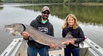 Sturgeon Fishing Wisconsin Dells - Fish Bones Guide Service