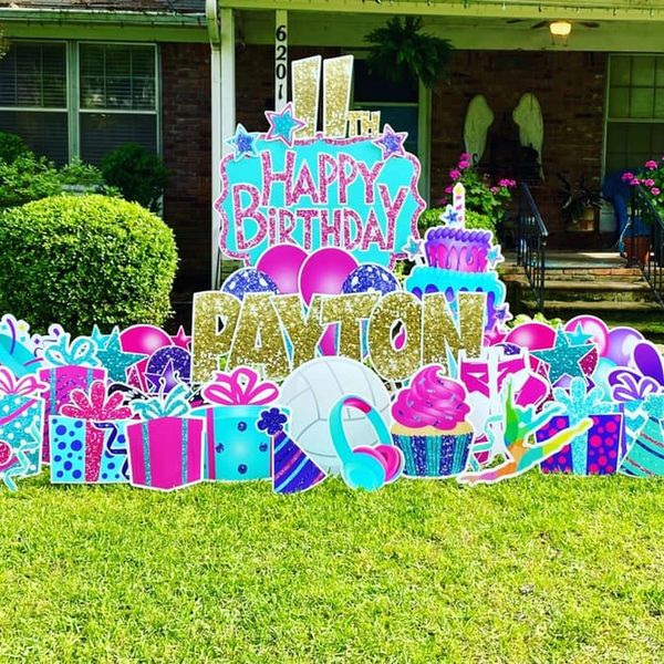 Happy Birthday Yard Signs Little Rock Yard Card