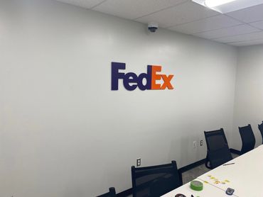 Installed corporate sign