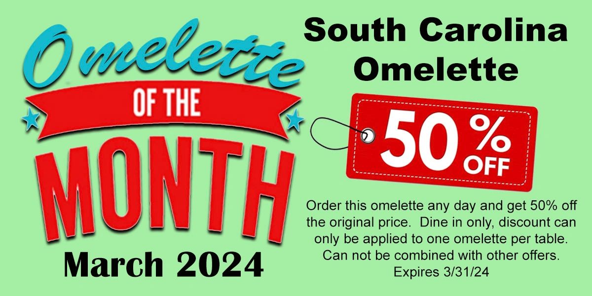 Coupon Offers, Online Coupons, Discounts - Amy's Omelette House - Cherry  Hill, New Jersey