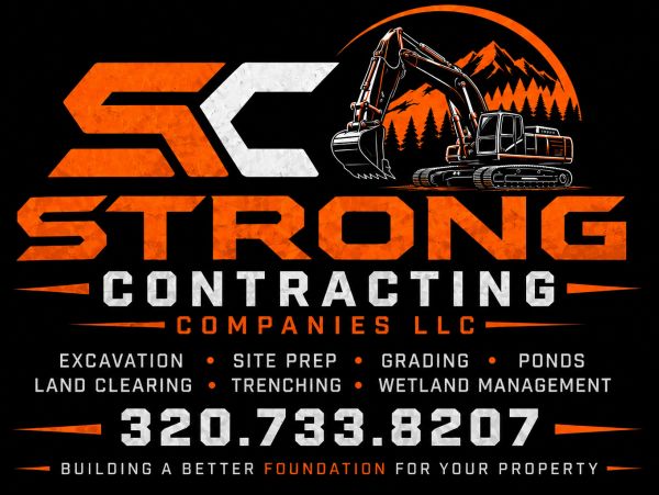 Logo for SC Strong Contracting Companies LLC with contact details.