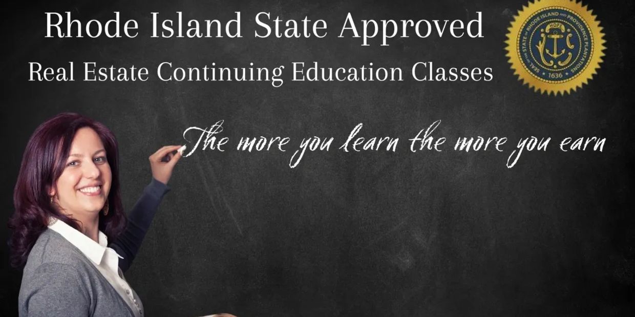 Real Estate Institute of Rhode Island continuing education classes for licensee renewal.