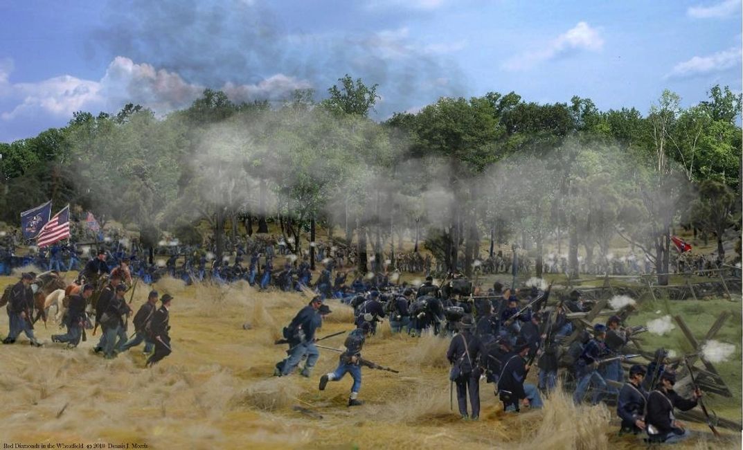 The Wheatfield The Gettysburg Diographs